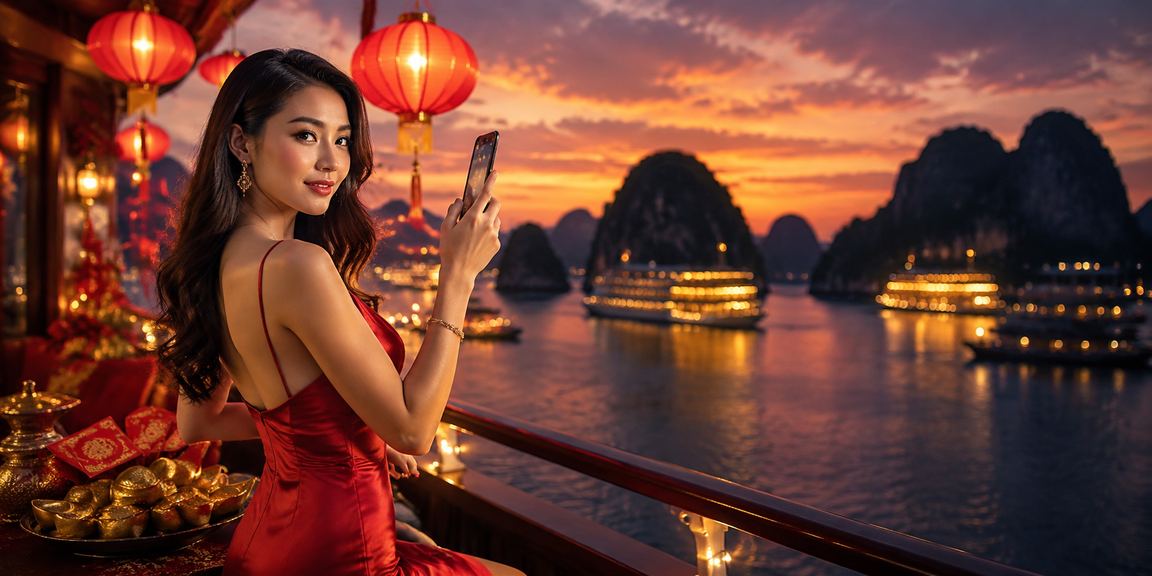 Vịnh Hạ Long về đêm với đèn lồng lung linh – không khí đăng nhập và khám phá pvz1